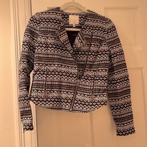 Cropped printed Joie jacket